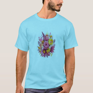 Radiant Bloom Floral T-shirt