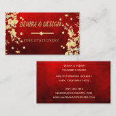 Radiant Bloom | Florence-Visitekaartje Visitekaartje (Voorkant / Achterkant)