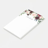 Radiant Bloom gepersonaliseerd Post-it® Notes (Schuin)