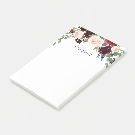 Radiant Bloom gepersonaliseerd Post-it® Notes (Schuin)