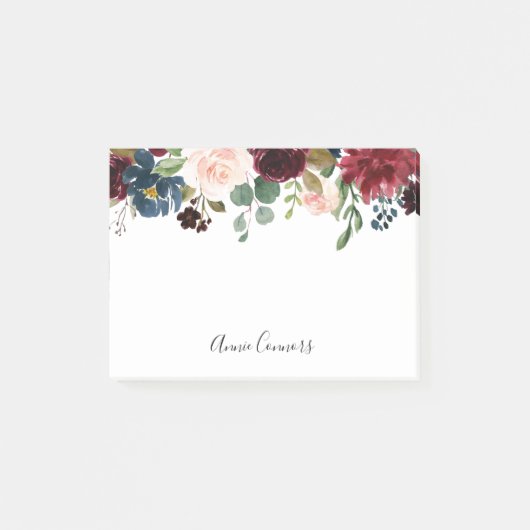 Radiant Bloom gepersonaliseerd Post-it® Notes (Voorkant)