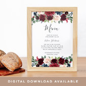 Radiant Bloom-menu Poster