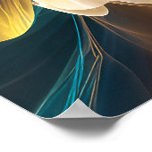 Radiant Bloom of Ethereal Petals in Light Poster (Hoek)