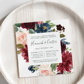 Radiant Bloom Rehearsal Dinner Invitation Kaart