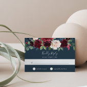 Radiant Bloom RSVP-kaart RSVP Kaartje