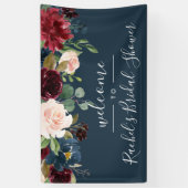 Radiant Bloom Shower Welkom Spandoek (Verticaal)