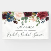 Radiant Bloom Shower Welkom Spandoek (Horizontaal)