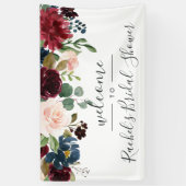 Radiant Bloom Shower Welkom Spandoek (Verticaal)