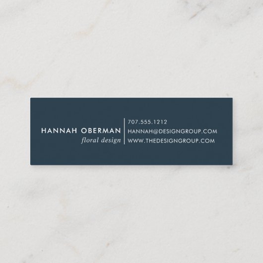 Radiant Bloom Visitekaartjes | Mini (Achterkant)