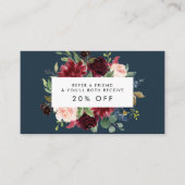 Radiant Bloom Waterverf Floral Aanbevelingskaartje (Voorkant)