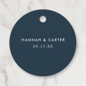 Radiant Bloom Waterverf Floral Weddenschap Harteli Bedankjes Labels (Achterkant)