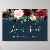 Radiant Bloom Weddenschap voor borden | marine Poster (Voorkant)