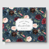 Radiant Bloom Wedding Gastenboek (Voorkant)