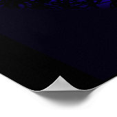 Radiant Blue Poster (Hoek)