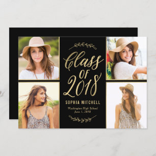 Radiant Branches EDITABLE KLOR Afstuderen Card Kaart