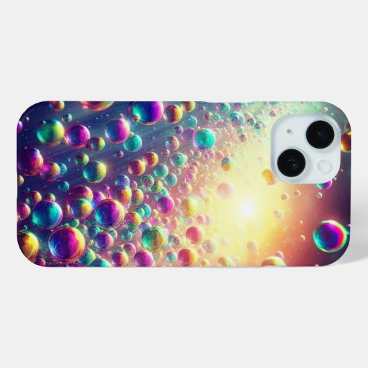 Radiant Bubbles Case-Mate iPhone Case (Achterkant (horizontaal))