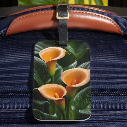 Radiant Calla Elegance Bagagelabel (Voorkant Insitu 2)