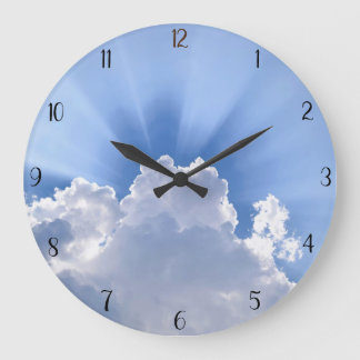 Radiant Cloud Acrylic Clock Grote Klok
