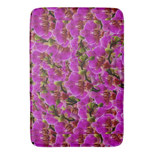 Radiant Clusters: de Magenta Orchid Symphony, Badmat (Voorkant Verticaal)