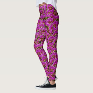 Radiant Clusters: de Magenta Orchid Symphony, Leggings