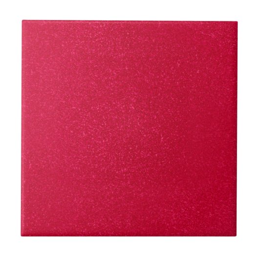Radiant Crimson Glitter Keramische Tegel Tegeltje (Voorkant)