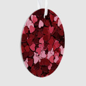 Radiant Crimson Hearts Jubilee Valentine's Day Ornament (voorkant)