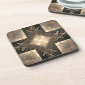 Radiant Cross Bier Onderzetter (Linkerzijde)