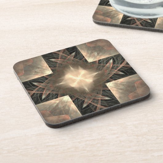 Radiant Cross Bier Onderzetter (Linkerzijde)