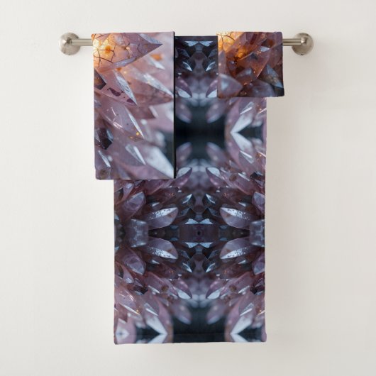Radiant Crystal Heart Bad Handdoek (Insitu)