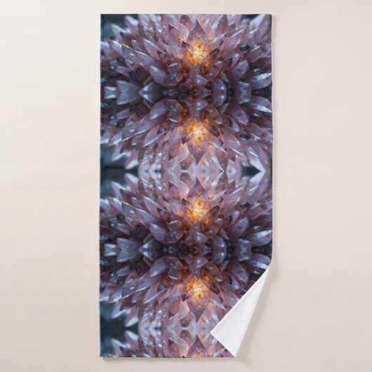 Radiant Crystal Heart Badhanddoek (Badhanddoek)