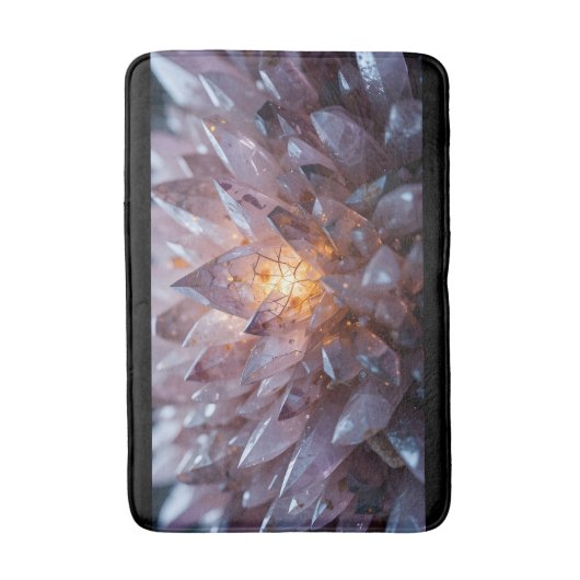 Radiant Crystal Heart Badmat (Voorkant Verticaal)