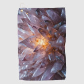 Radiant Crystal Heart Golfhanddoek (Voorkant)