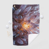 Radiant Crystal Heart Golfhanddoek (Insitu)