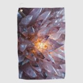 Radiant Crystal Heart Golfhanddoek (Voorkant)