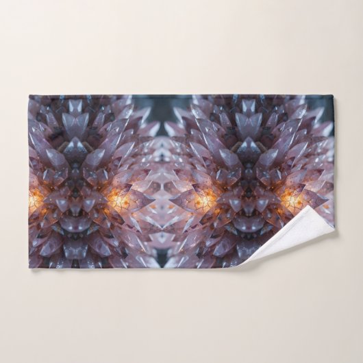 Radiant Crystal Heart Handdoek (Handdoek)