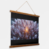 Radiant Crystal Heart Hangend Wandkleed (Gebogen)