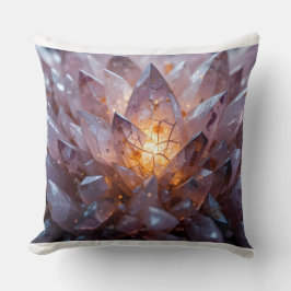 Radiant Crystal Heart Kussen