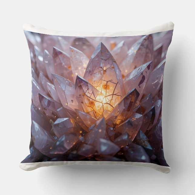 Radiant Crystal Heart Kussen (Voorkant)