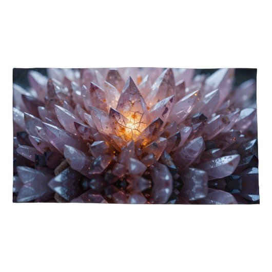 Radiant Crystal Heart Kussensloop (Achterkant)