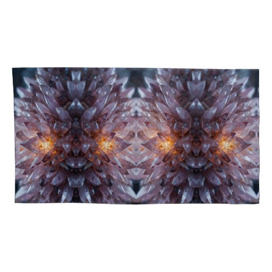 Radiant Crystal Heart Kussensloop (Achterkant-Rechts)