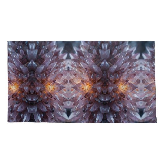 Radiant Crystal Heart Kussensloop (Achterkant-Links)