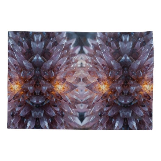 Radiant Crystal Heart Kussensloop (Achterkant-Links)