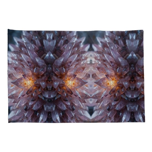 Radiant Crystal Heart Kussensloop (Achterkant-Rechts)