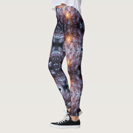 Radiant Crystal Heart Leggings (Links)