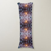 Radiant Crystal Heart Lichaamskussen (Voorkant Verticaal)