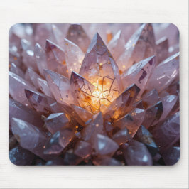 Radiant Crystal Heart Muismat