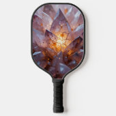 Radiant Crystal Heart Pickleball Paddle (Voorkant)