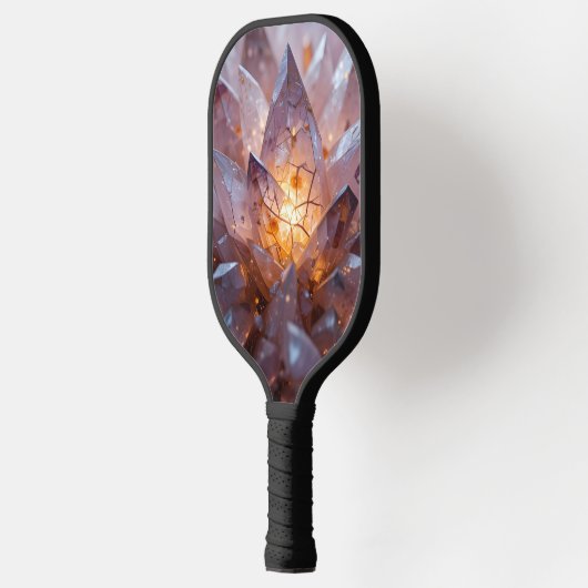 Radiant Crystal Heart Pickleball Paddle (Links)