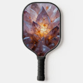 Radiant Crystal Heart Pickleball Paddle (Achterkant)