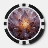 Radiant Crystal Heart Poker Chips (Voorkant)
